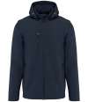 KB422 K422 Kariban Unisex Three Layer Hooded Soft Shell Jacket Navy colour image